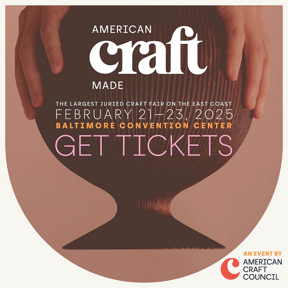 Karen Wallace at American Craft Council Baltimore Show