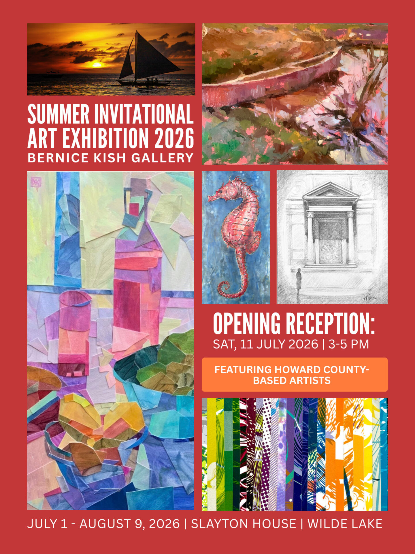 Member Artists Featured in Bernice Kish Gallery's Summer Invitational Show