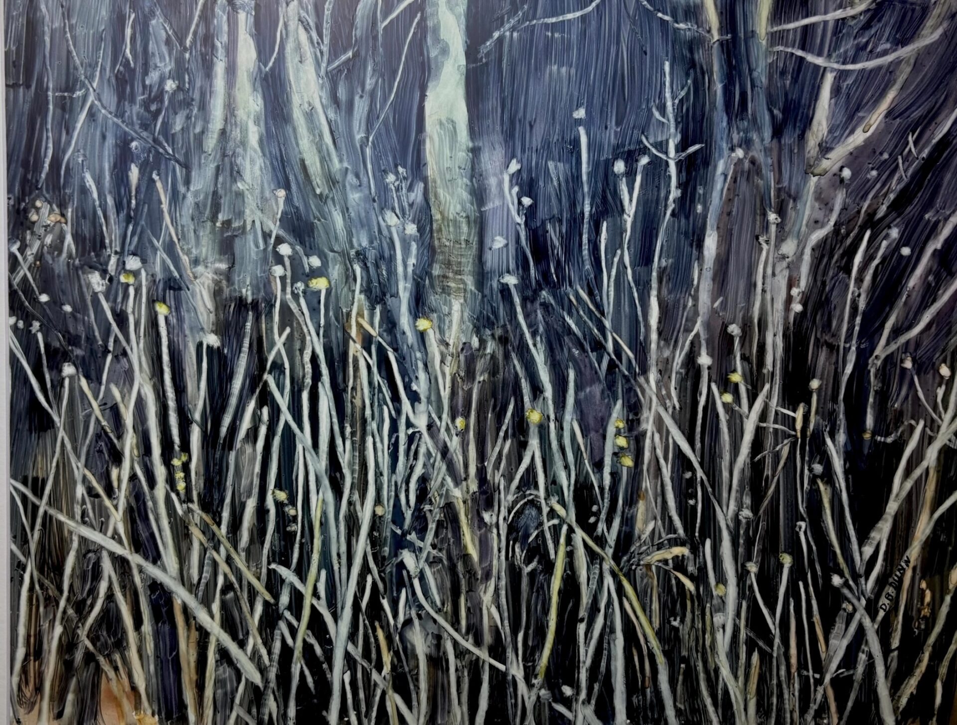Diane Dunn's Painting in Art League Show